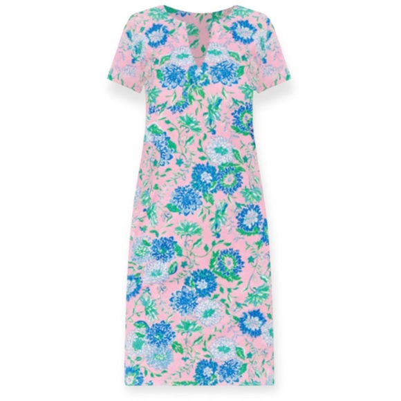 LILLY PULITZER Sophiletta Dress Conch Shell Pink Rumor Has It Sheath Dress NWT - Picture 3 of 11